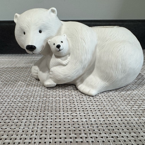 PartyLite Other - Partylite Mama Polar Bear and cub VTG EUC